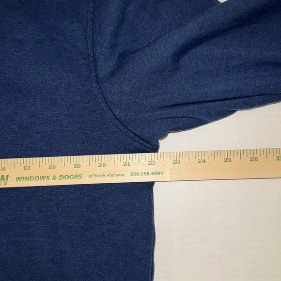 IZOD Advantage Performance Stretch Crew Neck Blue Sweater - Picture 4 of 6